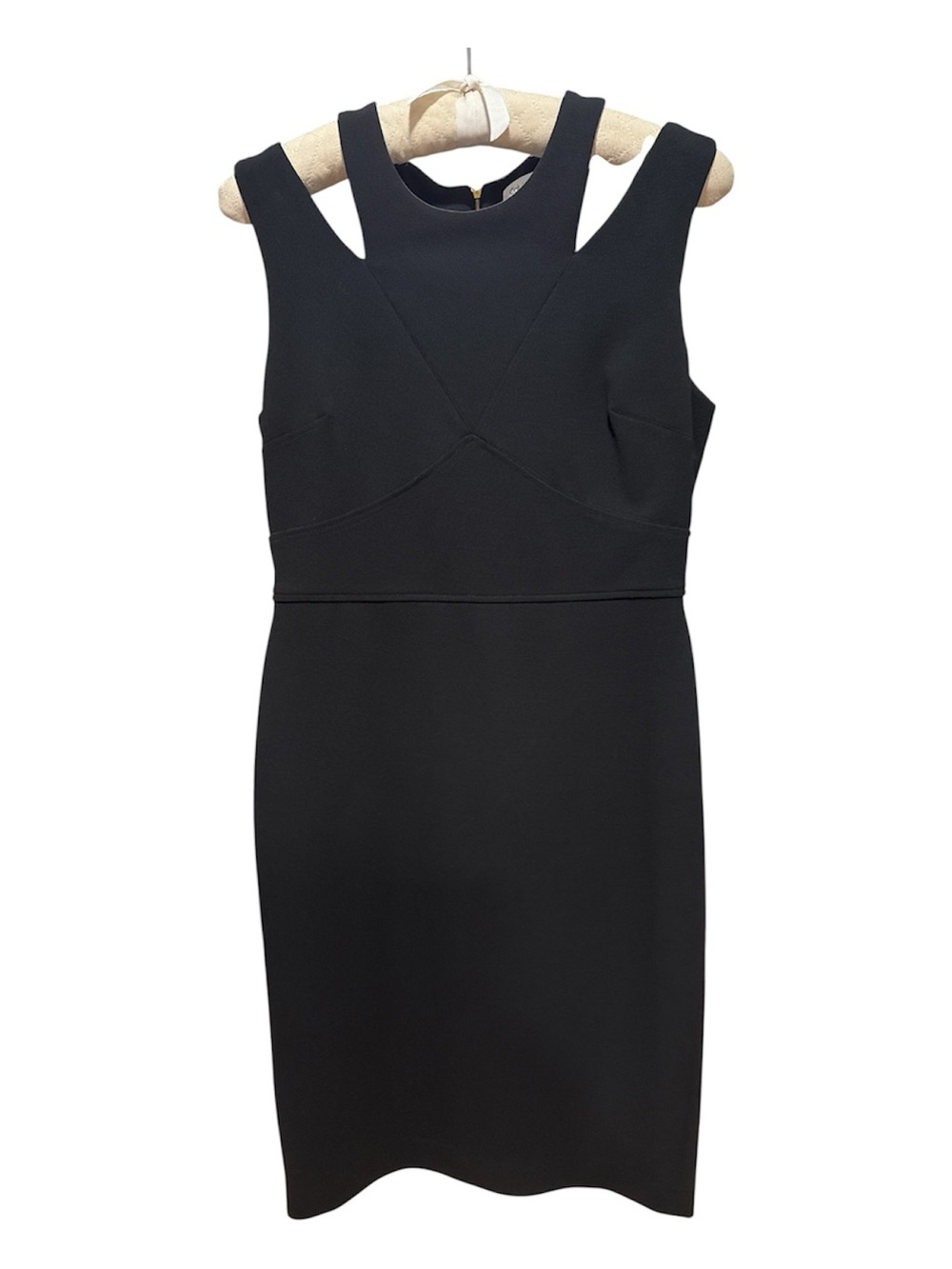 Calvin Klein Classic Black Sleeveless Sheath Dress